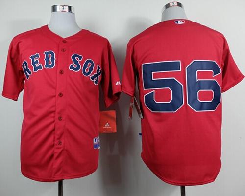 Red Sox #56 Joe Kelly Red Cool Base Stitched MLB Jersey - Click Image to Close